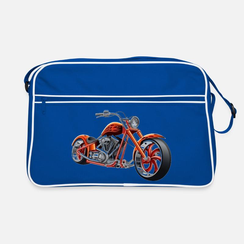 Chopper Motorrad Biker Retro Tasche