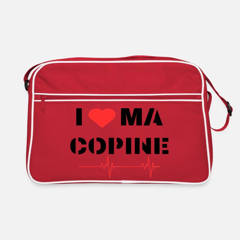 Déclaration d'amour à ma copine Sac Retro