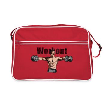 Workout - Retro Bag - red/white - Front
