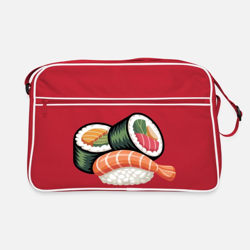 Simple Sushi Roll Retro Bag