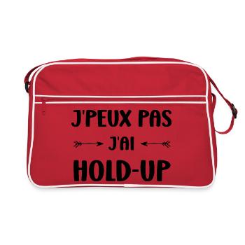 Hold up - Retro Bag - red/white - Front