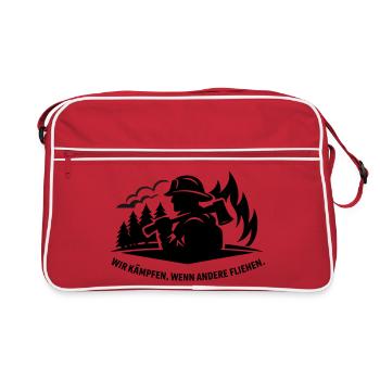 Wildlandfire - Retro Bag - red/white - Front