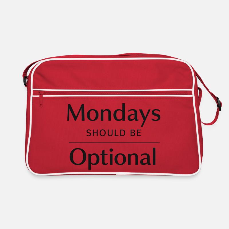 Mondays should be optional Retro Bag