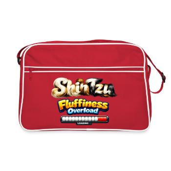 Shin Fluffiness Overload - Retro Bag - red/white - Front