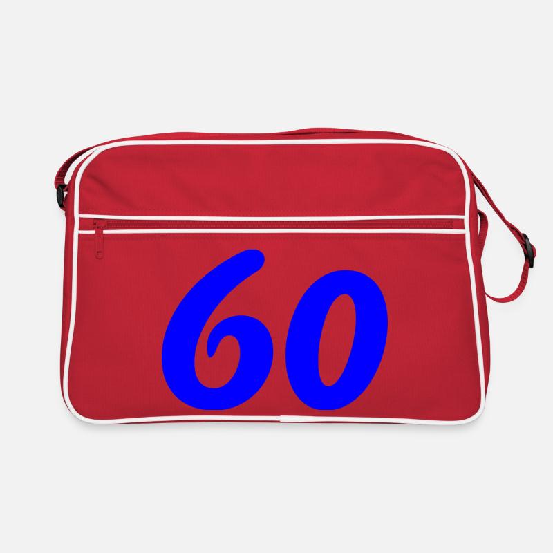 60. 60 ANS. 60e ANNIVERSAIRE. ANNIVERSAIRE 60 ANS. Sac Retro