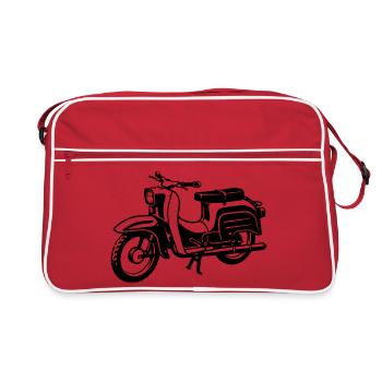 swallow - Retro Bag - red/white - Front
