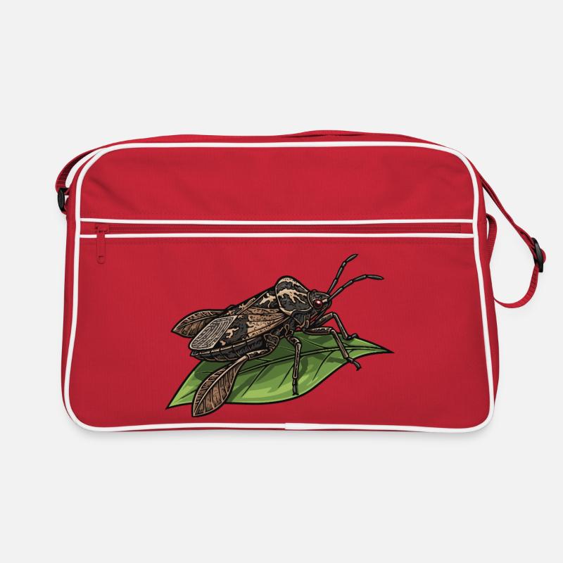 Punaise Eau Geante Giant Water Bug Leaf Sac Retro