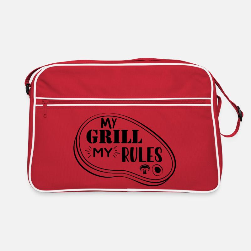 Mon grill Mes règles Sac Retro