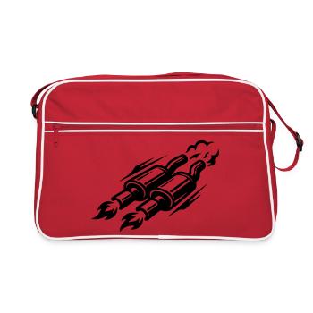 Synthèse d’échappement Bost Symbol - Sac Retro - rouge/blanc - Devant