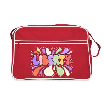 Liberty Multicolore Bulles Colorées - Sac Retro - rouge/blanc - Devant