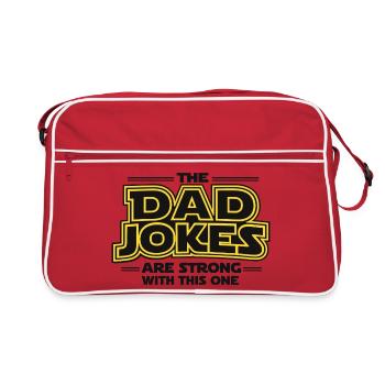 Blagues de père Stark Blague de papa Blagues de papa Papa papa - Sac Retro - rouge/blanc - Devant