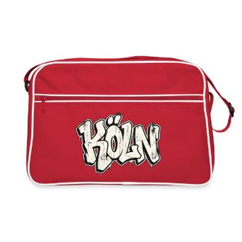 Cologne Graffiti Hip Hop - Retro Bag - red/white - Front