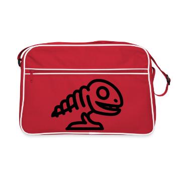 fossile - Sac Retro - rouge/blanc - Devant