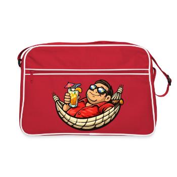 Hammock professional - Retro Bag - red/white - Front