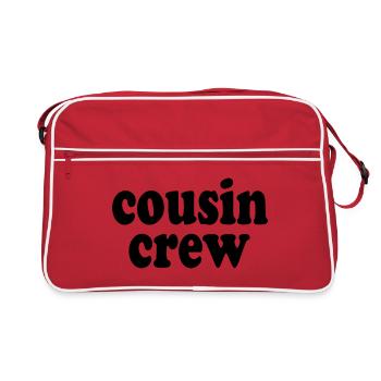 Cousin crew - Retro Bag - red/white - Front