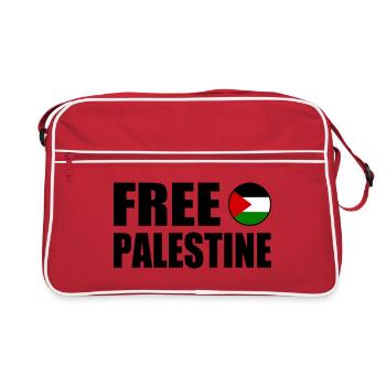 Free palestine - Sac Retro - rouge/blanc - Devant