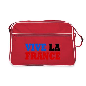 Vive la france - Sac Retro - rouge/blanc - Devant