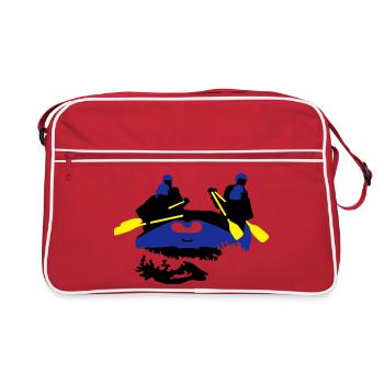 rafting - Retro Bag - red/white - Front