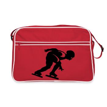 short track - Retro Bag - red/white - Front