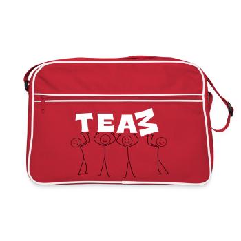Équipe - Sac Retro - rouge/blanc - Devant
