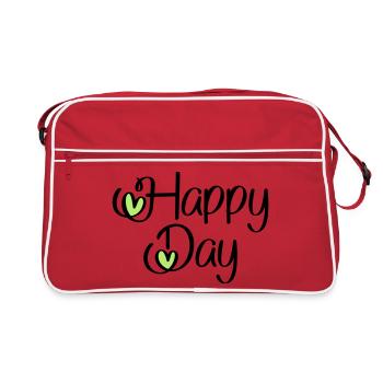 Happy Day - Sac Retro - rouge/blanc - Devant