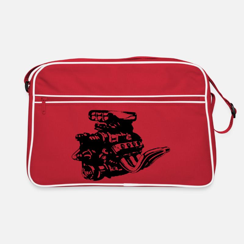 V8 engine Retro Bag