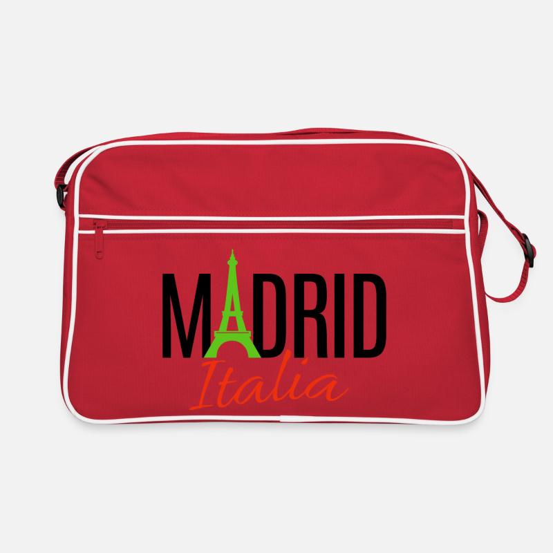 Egal ob Paris oder Madrid, Hauptsache Italien Retro Tasche
