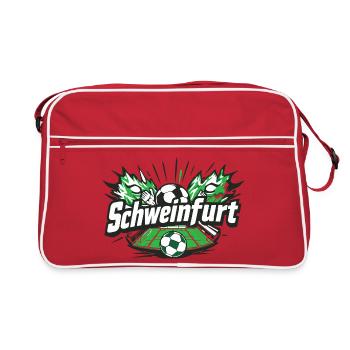 Schweinfurt Football Merchandise - Retro Bag - red/white - Front