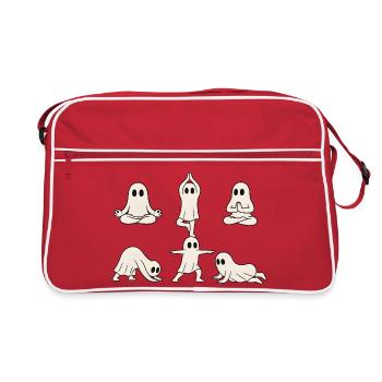 Mind Yoga motifs for relaxed moments - Retro Bag - red/white - Front