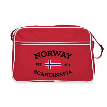 Norvège - Norvège - Norvège - Scandinavie - 1905 - Sac Retro - rouge/blanc - Devant