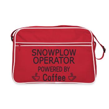 Conducteur de chasse-neige à café - Sac Retro - rouge/blanc - Devant