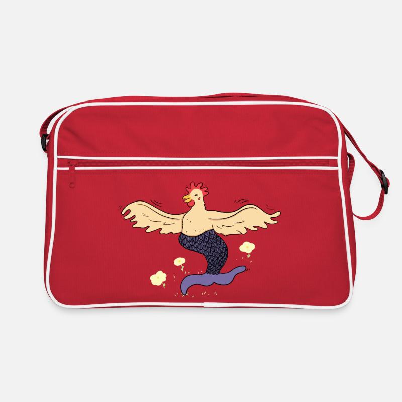 Joyeuse poule-sirène Sac Retro