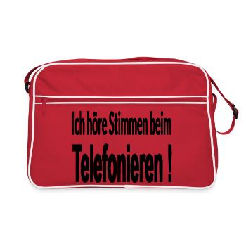 telephone - Retro Bag - red/white - Front