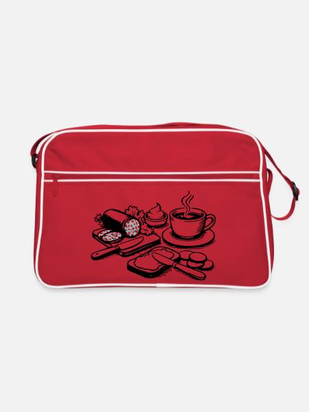 meal - Retro Bag - red/white - Front