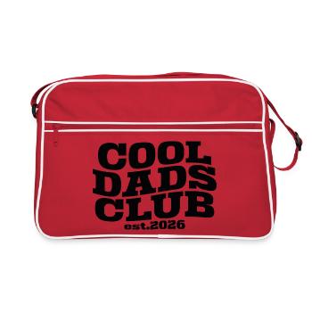 Cool Dads Club - Father's Day Dad Gift - Retro Bag - red/white - Front