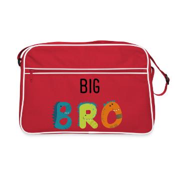 frère aîné - Sac Retro - rouge/blanc - Devant