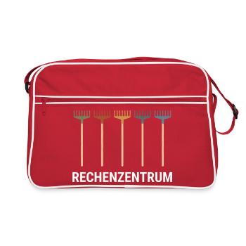Rechenzentrum Gärtner - Retro Tasche - Rot/Weiß - Vorne