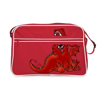 Bon Morgääääähn! - Sac Retro - rouge/blanc - Devant