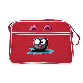 Le lapin le plus étrange de tous les temps - Sac Retro - rouge/blanc - Devant
