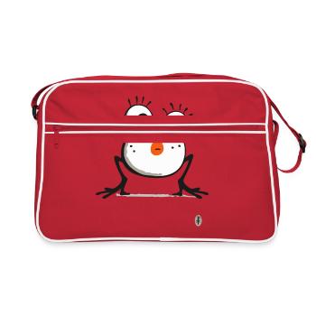 Je suis belle - Sac Retro - rouge/blanc - Devant