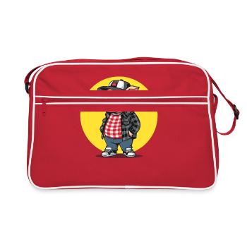 Cool Friday dans un style décontracté : Pig - Sac Retro - rouge/blanc - Devant