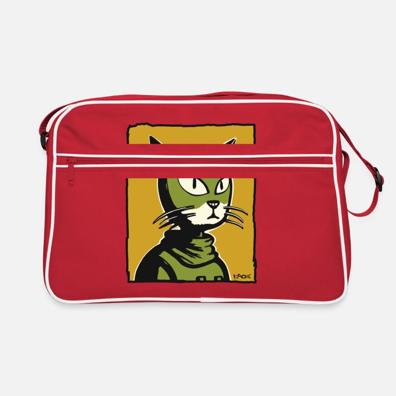Unique cat for you Retro Bag