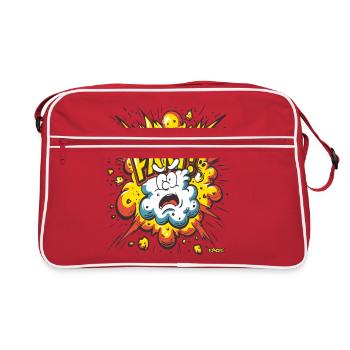 Super Dessin Animé Pet Bang - Sac Retro - rouge/blanc - Devant