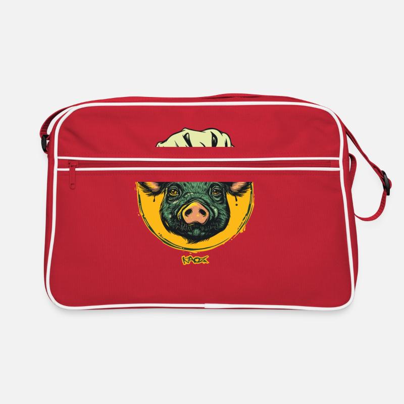Kitchens Cook Chef Pig Retro Bag