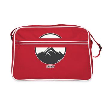 Libre comme l’air : nature, montagne, plein air - Sac Retro - rouge/blanc - Devant