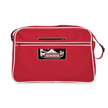 Ne faites rien - Sac Retro - rouge/blanc - Devant