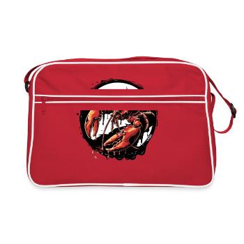 Faites demi-tour et revenez au homard - Sac Retro - rouge/blanc - Devant