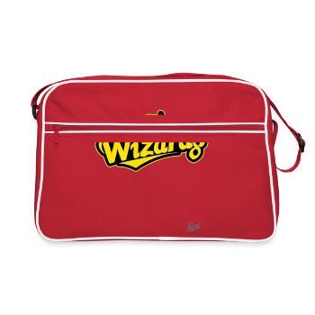 Simple membre de l'équipe Wizard - Sac Retro - rouge/blanc - Devant