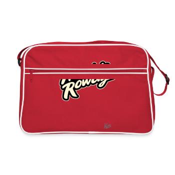 Voyou en colère et argumentateur - Sac Retro - rouge/blanc - Devant
