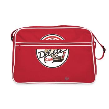 Nerd informatique du club de suppression - Sac Retro - rouge/blanc - Devant